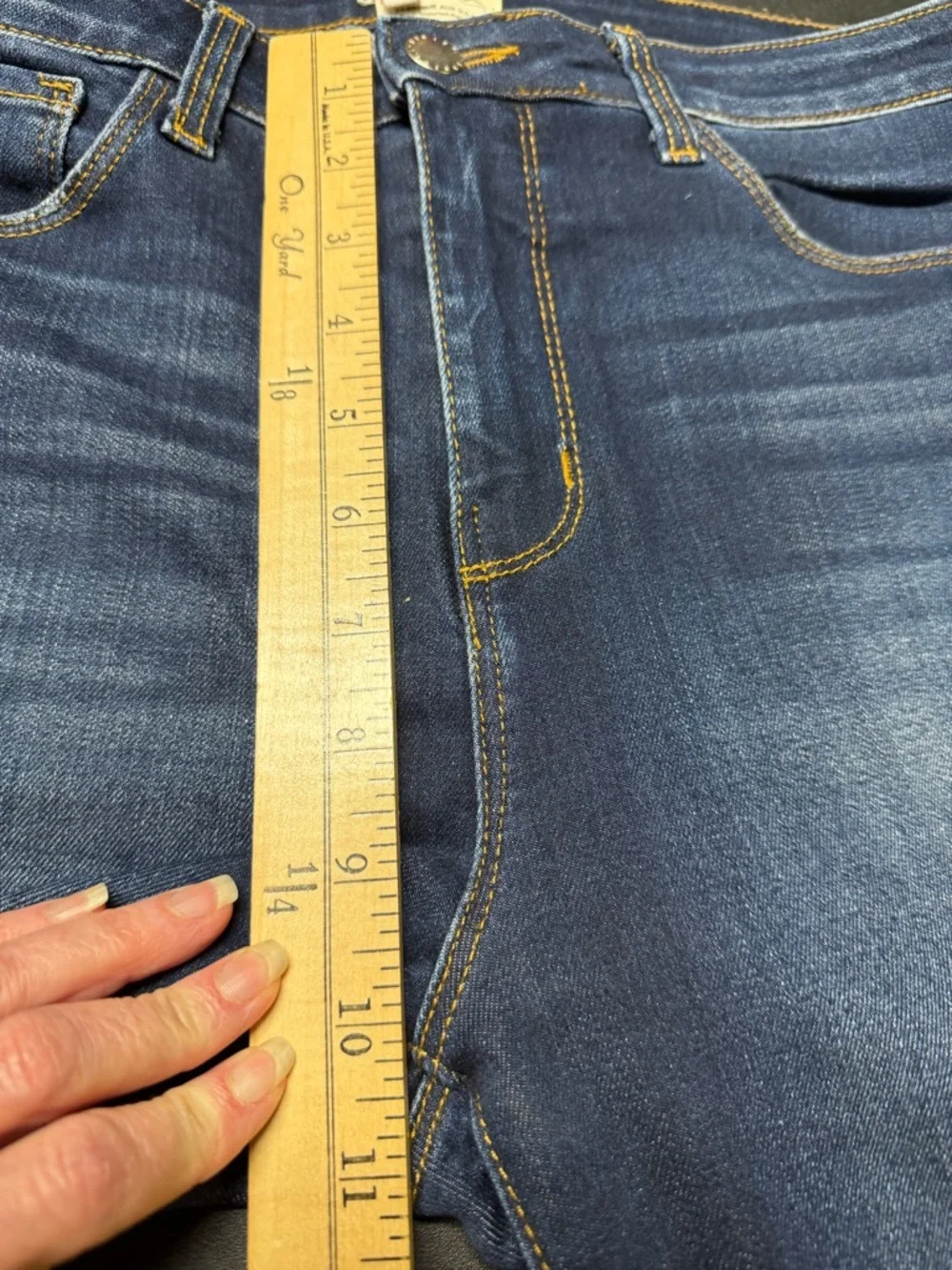 L'AGENCE dark distressed High-Rise Skinny Margot Jeans